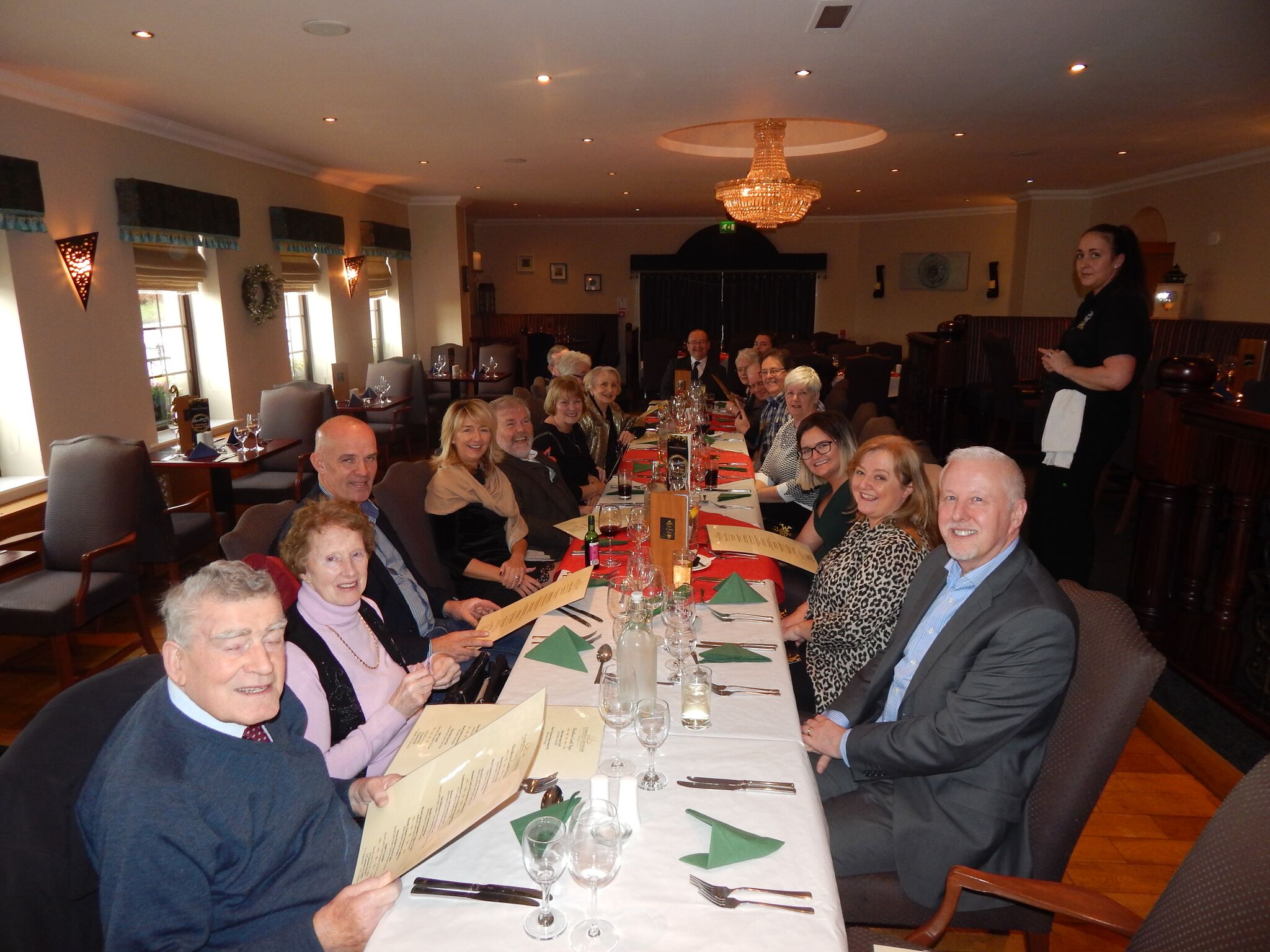 Mr Magee pictured at the 2016 Residents Christmas Lunch